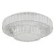 Plafoniere - Plafoniera LED cu telecomanda design modern Mucky crom 50cm