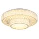 Plafoniere - Plafoniera LED cu telecomanda design modern Mucky crom 50cm