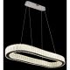 Pendule, Lustre suspendate - Lustra suspendata cu telecomanda design modern Mucky crom 50cm