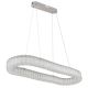 Pendule, Lustre suspendate - Lustra suspendata cu telecomanda design modern Mucky crom 50cm
