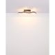 Plafoniere - Plafoniera design industrial Bezzy negru, maro