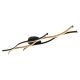 Plafoniere - Plafoniera LED design modern Geronimo negru, maro