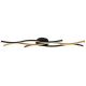 Plafoniere - Plafoniera LED design modern Geronimo negru, maro