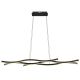 Pendule, Lustre suspendate - Lustra LED suspendata design modern Geronimo negru