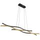 Pendule, Lustre suspendate - Lustra LED suspendata design modern Geronimo negru, maro