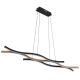 Pendule, Lustre suspendate - Lustra LED suspendata design modern Geronimo negru, maro