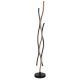 Veioze - Lampadar LED, lampa de podea design modern Geronimo negru, maro