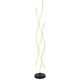 Veioze - Lampadar LED, lampa de podea design modern Geronimo negru, maro
