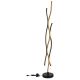 Veioze - Lampadar LED, lampa de podea design modern Geronimo negru, maro
