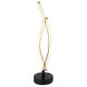 Veioze - Veioza LED, lampa de masa design modern Geronimo negru, maro
