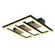 Plafoniere - Plafoniera LED design industrial Froomy negru, maro
