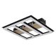 Plafoniere - Plafoniera LED design industrial Froomy negru, maro