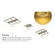 Plafoniere - Plafoniera LED design industrial Froomy negru, maro