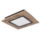 Plafoniere - Plafoniera LED design industrial Lea negru, maro