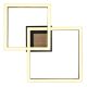 Plafoniere - Plafoniera LED design industrial Beatrix negru, maro 49x38cm