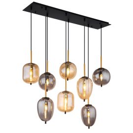 Pendule, Lustre suspendate - Lustra suspendata 8L design modern Blacky mix