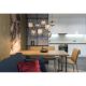 Pendule, Lustre suspendate - Lustra suspendata 8L design modern Blacky mix