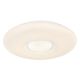 Plafoniere - Plafoniera LED RGB cu telecomanda design modern Sully alb