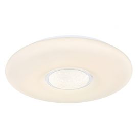 Plafoniere - Plafoniera LED RGB cu telecomanda design modern Sully alb