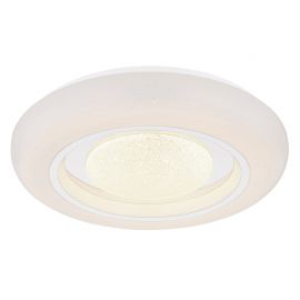 Plafoniere - Plafoniera LED RGB cu telecomanda design modern Burro alb 39cm