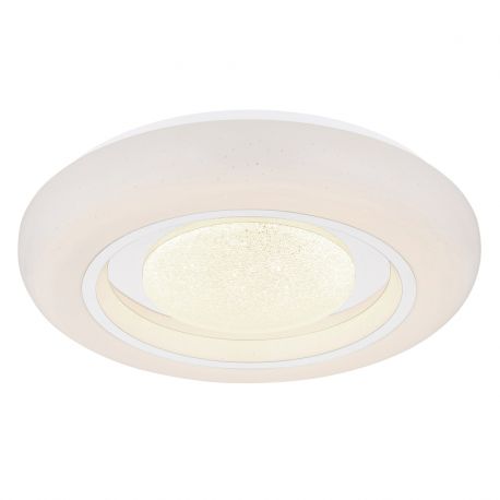 Plafoniere - Plafoniera LED RGB cu telecomanda design modern Burro alb 39cm