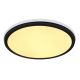 Plafoniere - Plafoniera LED RGB cu telecomanda design modern Jaxxi negru 45cm