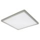 Plafoniere - Plafoniera LED design modern Sapana nichel 42x42cm