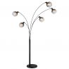 Lampadar, lampa de podea design modern Seymour negru