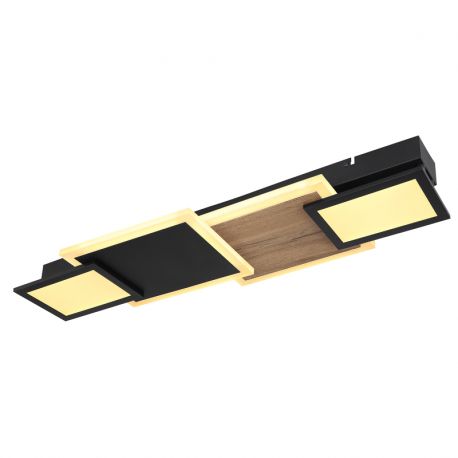Plafoniere - Plafoniera LED design indistrial Caroline negru