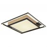 Plafoniera LED cu telecomanda design indistrial Jorry negru
