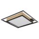 Plafoniere - Plafoniera LED cu telecomanda design indistrial Jorry negru