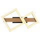 Plafoniere - Plafoniera LED design indistrial Dustin negru 48x30cm