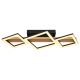 Plafoniere - Plafoniera LED design indistrial Dustin negru 66x30cm