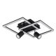 Plafoniere - Plafoniera LED design indistrial Danny negru 42x42cm