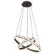 Pendule, Lustre suspendate - Lustra LED cu telecomanda design modern Grouni 60cm