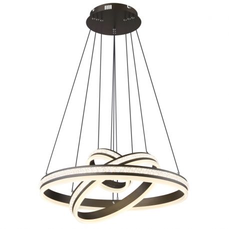 Pendule, Lustre suspendate - Lustra LED cu telecomanda design modern Grouni 60cm