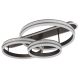 Iluminat interior - Plafoniera LED cu telecomanda design modern Grouni 85x68,5cm