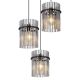 Pendule, Lustre suspendate - Lustra 3L design modern GORLEY negru, fumuriu
