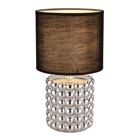 Veioze - Veioza, lampa de masa design modern Valentino crom, negru