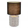 Veioza, lampa de masa design modern Valentino crom, negru