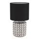 Veioze - Veioza, lampa de masa design modern Valentino crom, negru