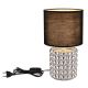 Veioze - Veioza, lampa de masa design modern Valentino crom, negru