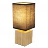 Veioza, lampa de masa design modern Valentino natur