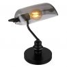 Veioza, lampa de masa design modern Antique negru, fumuriu