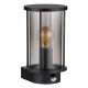 Aplice - Aplica de perete pentru exterior cu senzor de miscare design modern IP54 Gracey negru