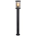 Stalp mediu pentru exterior design modern IP54 Gracey negru