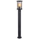 Stalpi - Stalp mediu pentru exterior cu senzor de miscare design modern IP54 Gracey negru