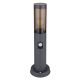 Stalpi - Stalp mic pentru iluminat exterior cu senzor de miscare design modern IP44 Boston antracit