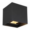 Aplica LED cu spot pentru iluminat exterior design modern IP54 Veronika negru