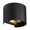 Aplica LED cu spot pentru iluminat exterior design modern IP54 Veronika negru
